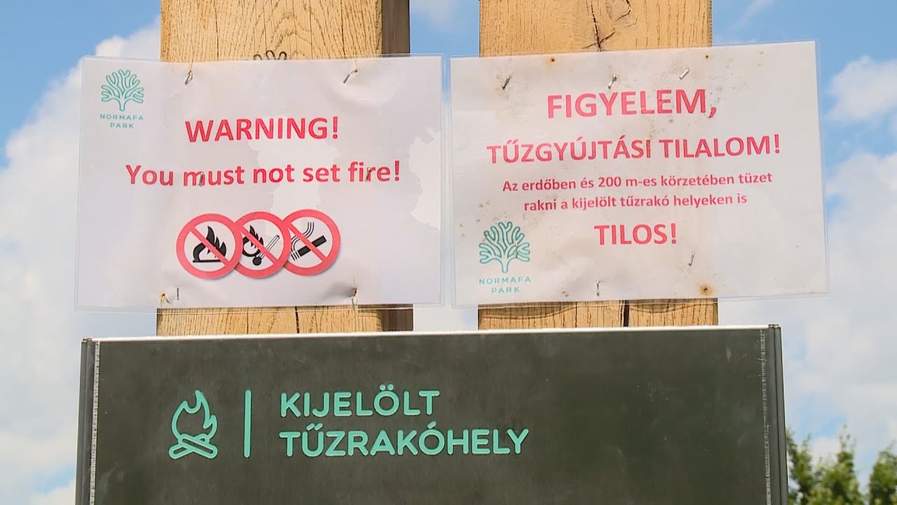 Tűzgyújtási tilalom – a szárazság miatt az egész országban fokozott óvatosságra van szükség