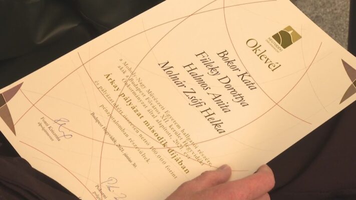 Árkay-díj átadó – a Hegyvidék főutcájának megújításához ötleteltek a MOME hallgatói