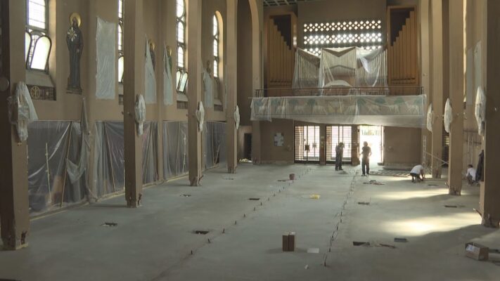 Célegyenesbe ért a pasaréti templom felújítása