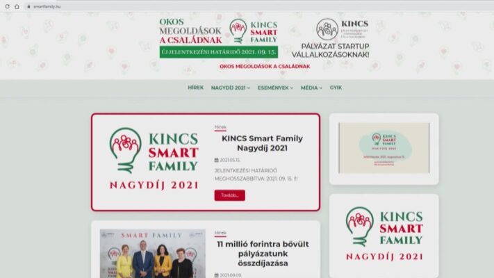 Még lehet jelentkezni a Smart Family Nagydíjra, a családokat segítő innovációkat támogatják