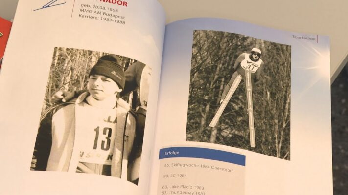 A magyar síugrás legjobbjairól szóló kötet mutattak be a Normafa Kapuja Látogatóközpontban