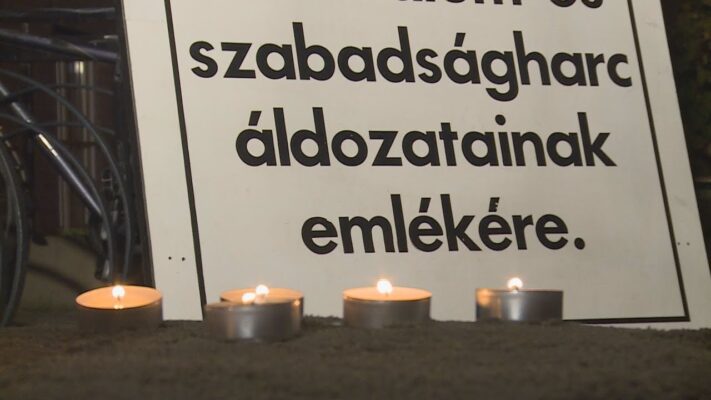 Gyertyagyújtás – emlékezés a forradalom és szabadságharc áldozataira