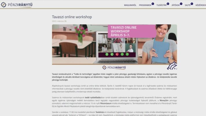 A pénz beszél – a tanárok pedig segítenek megérteni a mondandóját