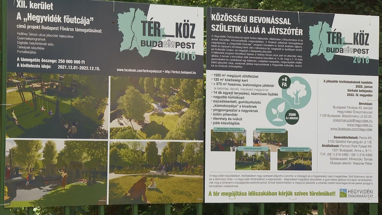 Igazi közösségi térként születik újjá a Hollósy Simon utcai park és játszótér