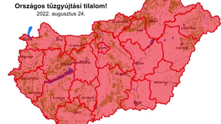 Továbbra is tűzgyújtási tilalom van életben