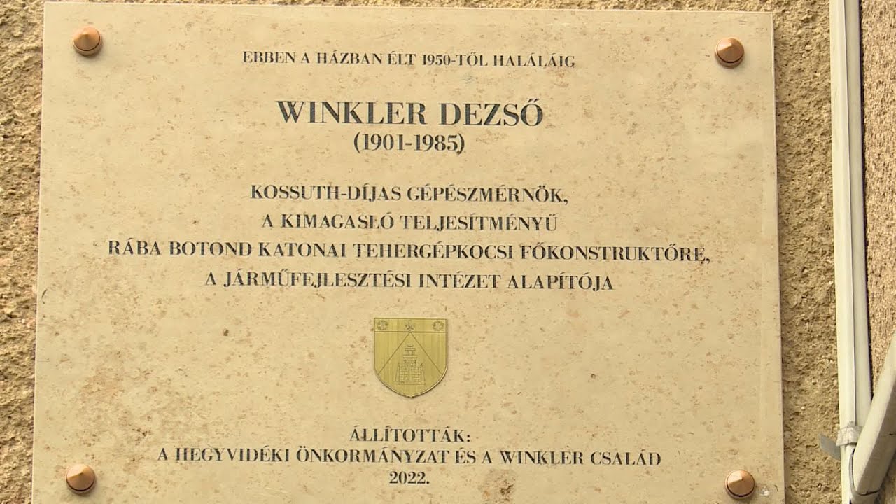 Emléktábla avatás