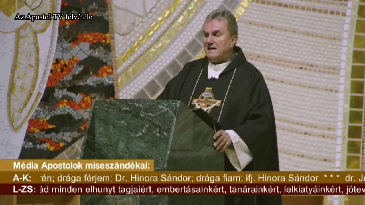 szentmise 2022 november 2