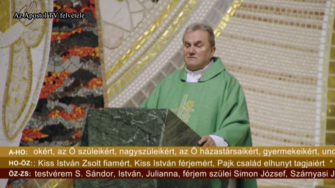 szentmise 2023 november 23