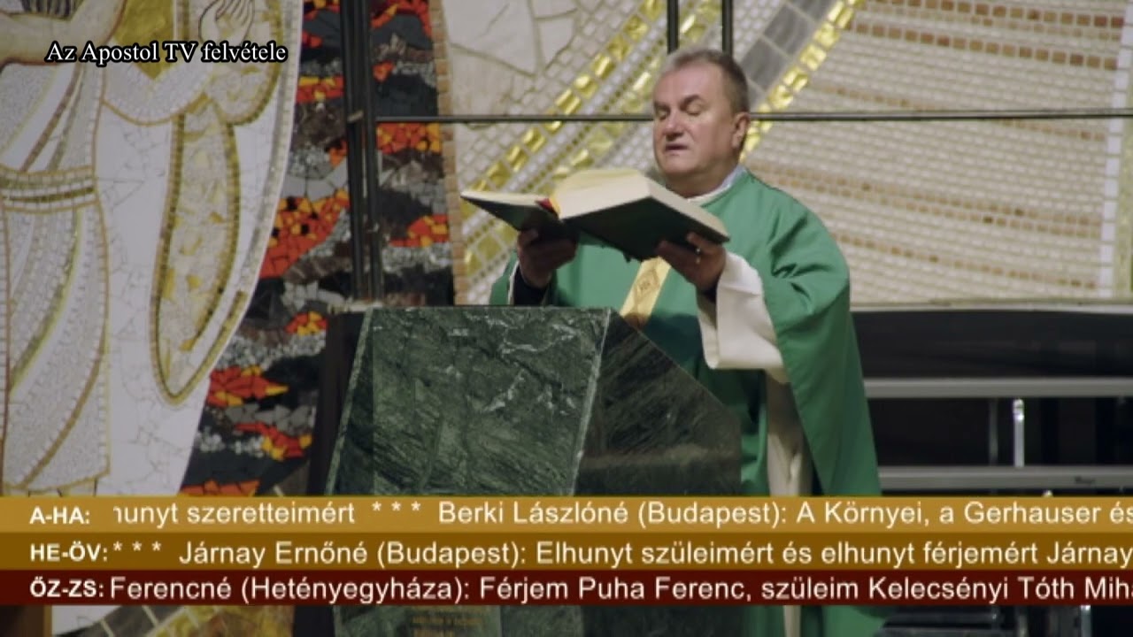 szentmise 2023 november 8