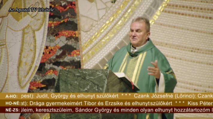 szentmise 2024 november 20