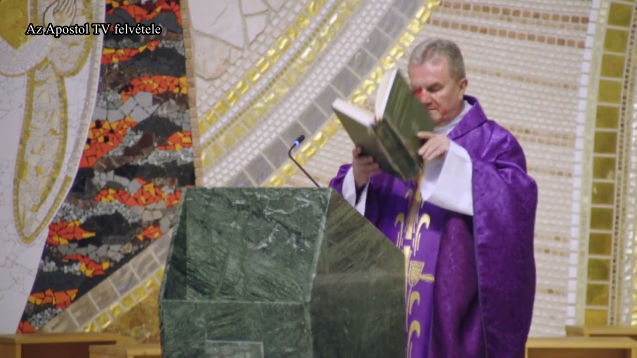 szentmise 2025 aprilis 16