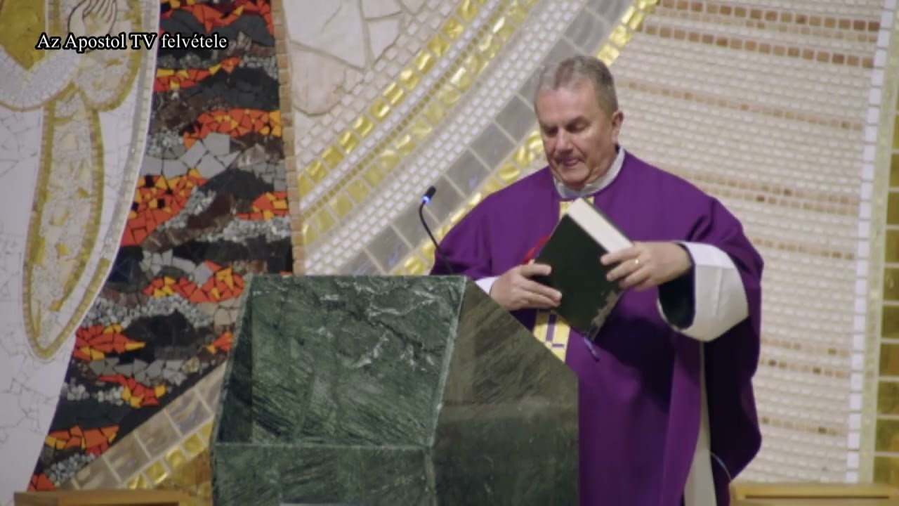 szentmise 2025 aprilis 9