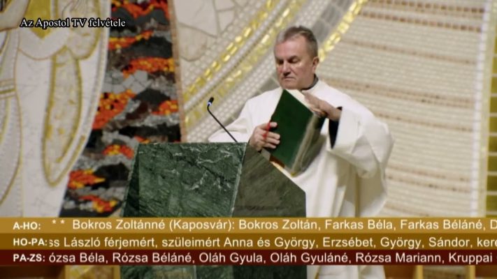 szentmise 2025 november 17