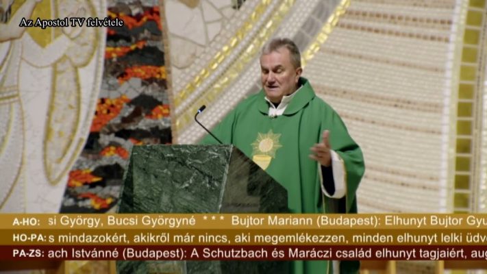 szentmise 2025 november 20