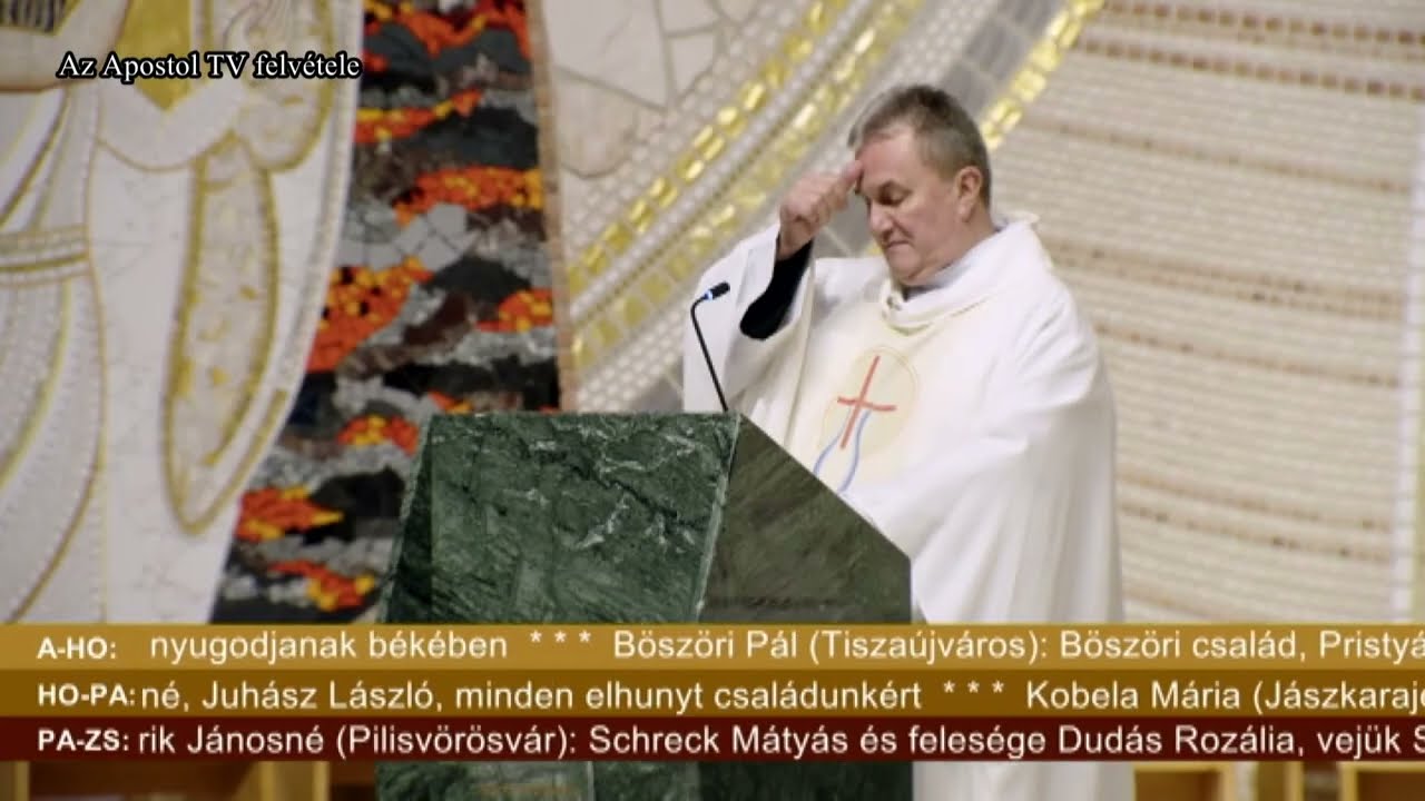 szentmise 2025 november 27