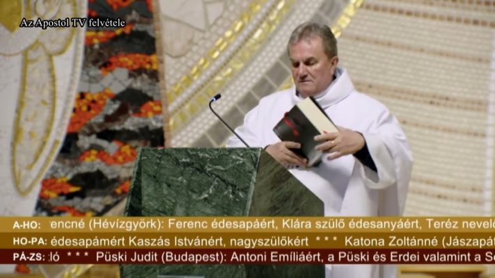 szentmise 2025 november 3