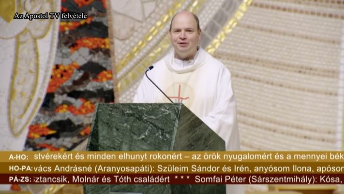 szentmise 2025 november 7