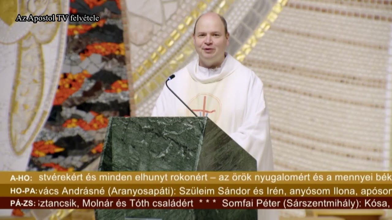 szentmise 2025 november 7